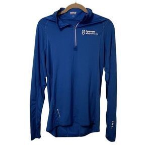 Ogio Womens Sz S Blue  Solid Long Sleeve Athletic Shirt